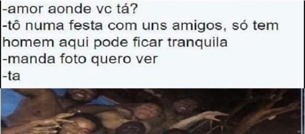 Namorado se dá mal ao enviar foto Namorado se dá mal ao enviar foto