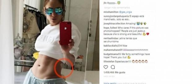 Se hizo un hueco! Jennifer Lopez retocó una provocativa selfie y ... - com.ar Se hizo un hueco! Jennifer Lopez retocó una provocativa selfie y ... - com.ar
