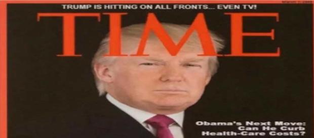 Trump presume fotografía de una portada que nunca existió Trump presume fotografía de una portada que nunca existió