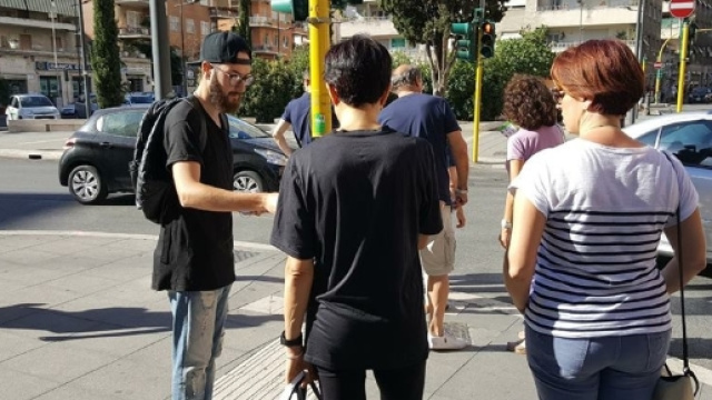 Forza Nuova in piazza contro lo IUS SOLI