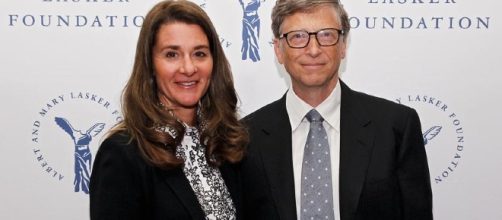 Bill Gates y su mujer, durante un acto de su fundación
