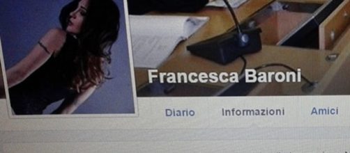 Francesca Baroni risulta single sullo stato sentimentale Facebook