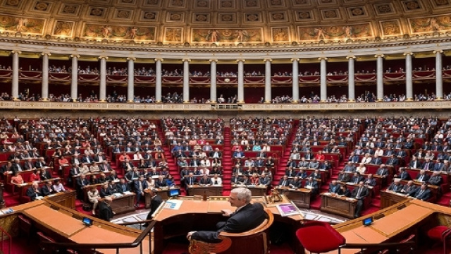 Panorama de l'hémicycle de l'Assemblée Nationale