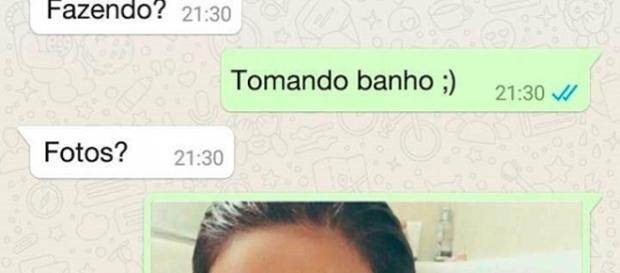Aquela foto estranha que recebeu da namorada Aquela foto estranha que recebeu da namorada