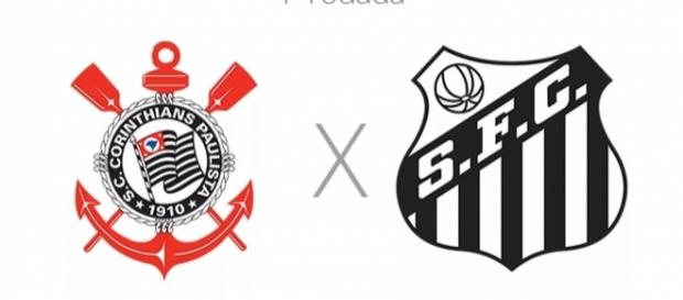 Corinthians e Santos duelam em Itaquera Corinthians e Santos duelam em Itaquera
