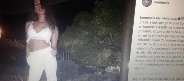 Federica Benincà ha ringraziato i fan per gli auguri di compleanno su Instagram Federica Benincà ha ringraziato i fan per gli auguri di compleanno su Instagram