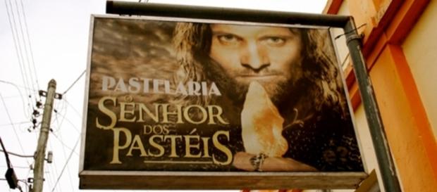 Que tal almoçar no ''O Senhor dos Pastéis''? Foto:Reprodução/Twitter. Que tal almoçar no ''O Senhor dos Pastéis''? Foto:Reprodução/Twitter.