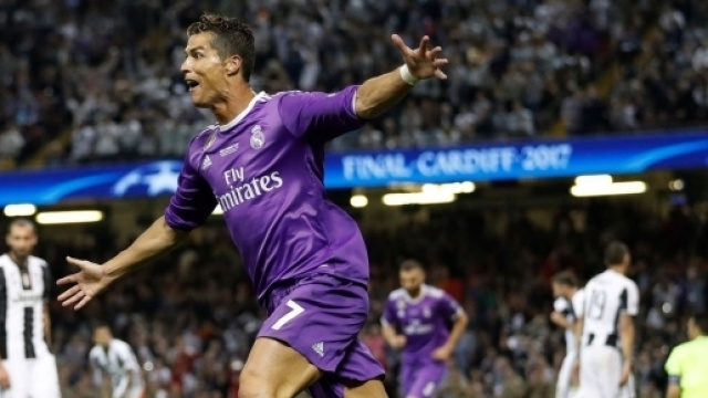 CR7 ouvre le score à Cardiff dès la 20ème minute de jeu.