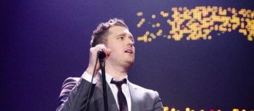 Michael Bublé makes his first public appearance after his son was diagnosed with cancer last November. (Wikimedia/ MrArifnajafov)