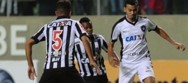Botafogo perde para o Atlético Mineiro. ( Foto: Reprodução) Botafogo perde para o Atlético Mineiro. ( Foto: Reprodução)