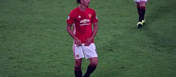 Ibrahimovic saluta il Manchester United. Ibrahimovic saluta il Manchester United.