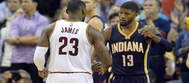 James y George podrían jugar juntos la próxima temporada. Foto AP James y George podrían jugar juntos la próxima temporada. Foto AP