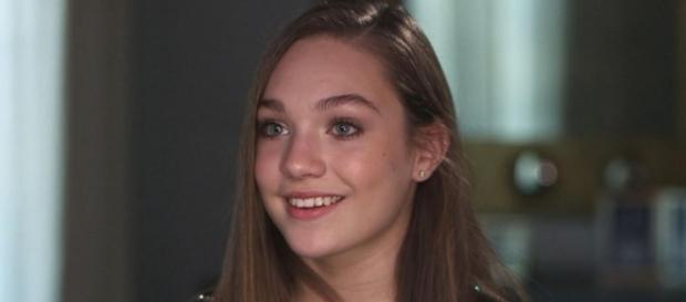 Maddie Ziegler believes that the "Dancing With The Star" pro can be a better mentor to the young dancers. (via Screenshot) Maddie Ziegler believes that the "Dancing With The Star" pro can be a better mentor to the young dancers. (via Screenshot)