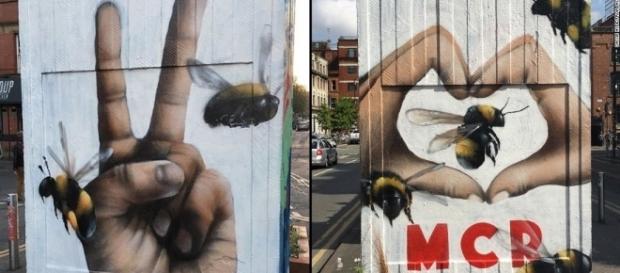 Qubek mural captures spirit of Manchester after terror attack ... - cnn.com Qubek mural captures spirit of Manchester after terror attack ... - cnn.com