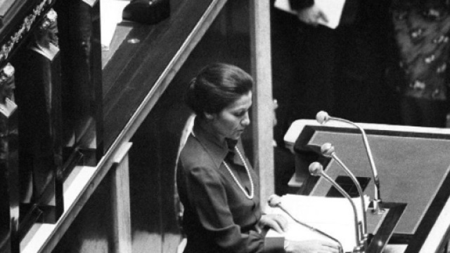 Discours de Simone Veil à l'Assemblée Nationale, porteuse du projet de droit à l'IVG