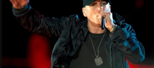 Eminem - Concert for Valor in Washington, D.C Photo by DoD News Features cc 2.0 via wikipedia Eminem - Concert for Valor in Washington, D.C Photo by DoD News Features cc 2.0 via wikipedia