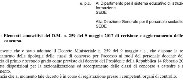 Miur, revisione classi di concorso Miur, revisione classi di concorso