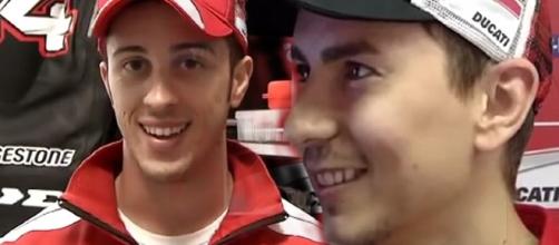 Confronto tra i due piloti ufficiali Ducati 2017