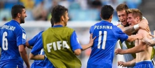 La gioia degli azzurrini dopo il successo sullo Zambia: Italia per la prima volta in semifinale ai Mondiali Under 20