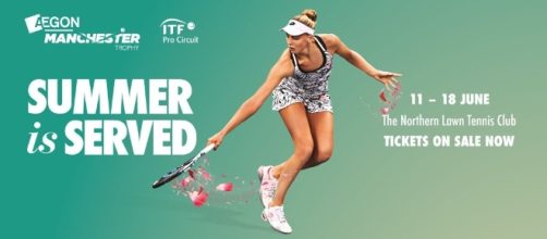 Naomi Broady leads the home interest for a high quality Tennis tournament in Manchester Picture by (@TheNorthernMCR) | Twitter - twitter.com