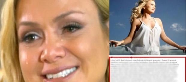 A apresentadora está internada por conta de problemas na gravidez (Foto: Instagram) A apresentadora está internada por conta de problemas na gravidez (Foto: Instagram)