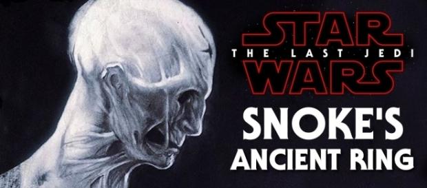 Could Snoke's ancient ring in 'Star Wars 8: The Last Jedi' give away his true identity? (Mike Zero/YouTube) Could Snoke's ancient ring in 'Star Wars 8: The Last Jedi' give away his true identity? (Mike Zero/YouTube)