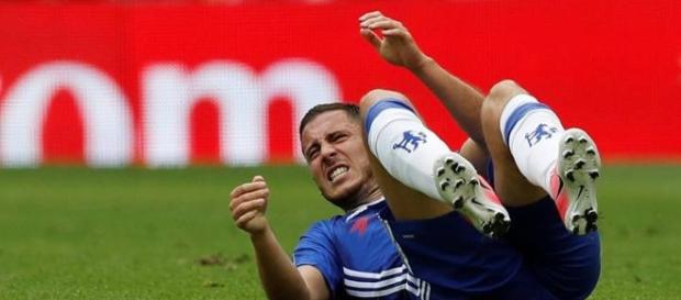 Eden Hazard, durante un partido con el Chelsea esta temporada Eden Hazard, durante un partido con el Chelsea esta temporada