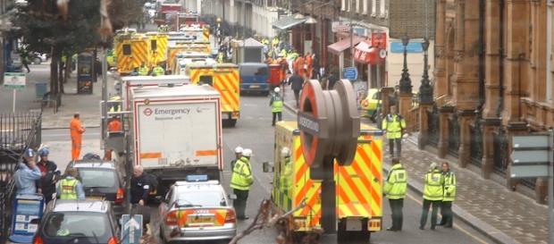 Un'immagine degli attentati a Londra Un'immagine degli attentati a Londra
