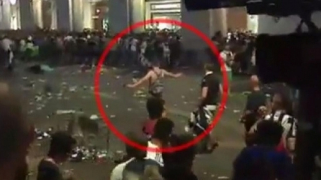 Nella foto, uno dei presunti responsabili del falso allarme che ora sembra essere stato scagionato