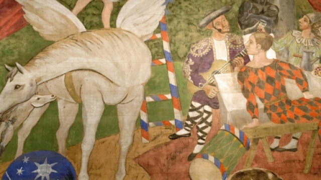 Parade, tela di Picasso, mostra a Napoli, museo di Capodimonte