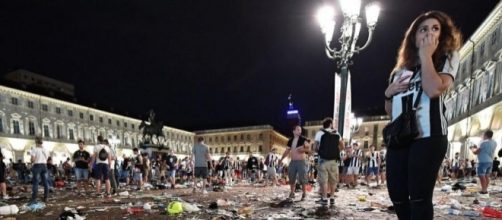 Caos a Torino, panico tra la folla dopo la finale di Champions League.