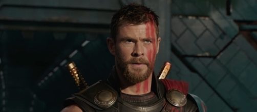 The Asgardian god is sporting a new hairstyle in "Thor: Ragnarok." (Marvel)