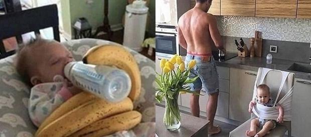 Alguns pais inexperientes criam verdadeiras gambiarras para cuidar dos filhos Alguns pais inexperientes criam verdadeiras gambiarras para cuidar dos filhos
