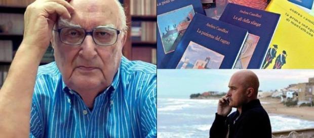 Cammileri con la sua creatura "Montalbano" Cammileri con la sua creatura "Montalbano"