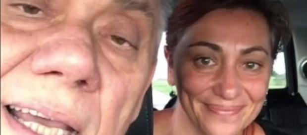 Marcelo Rezende com sua filha mais velha Marcelo Rezende com sua filha mais velha