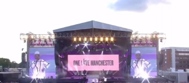One Love Manchester - Ariana Grande Concert / Photo screencap from Mundo Curioso Tv via Youtube One Love Manchester - Ariana Grande Concert / Photo screencap from Mundo Curioso Tv via Youtube