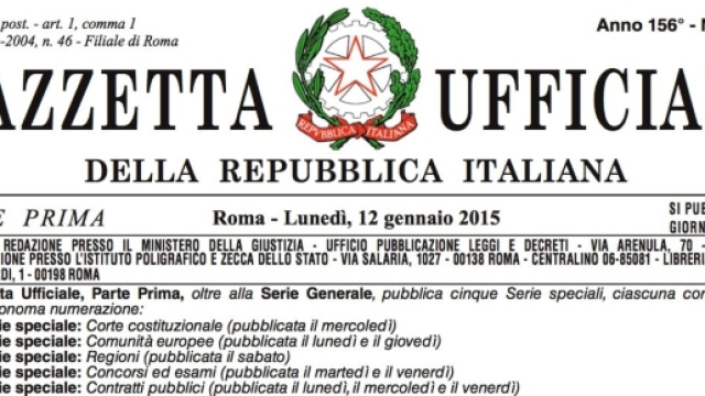 Gazzetta Ufficiale della Repubblica Italiana