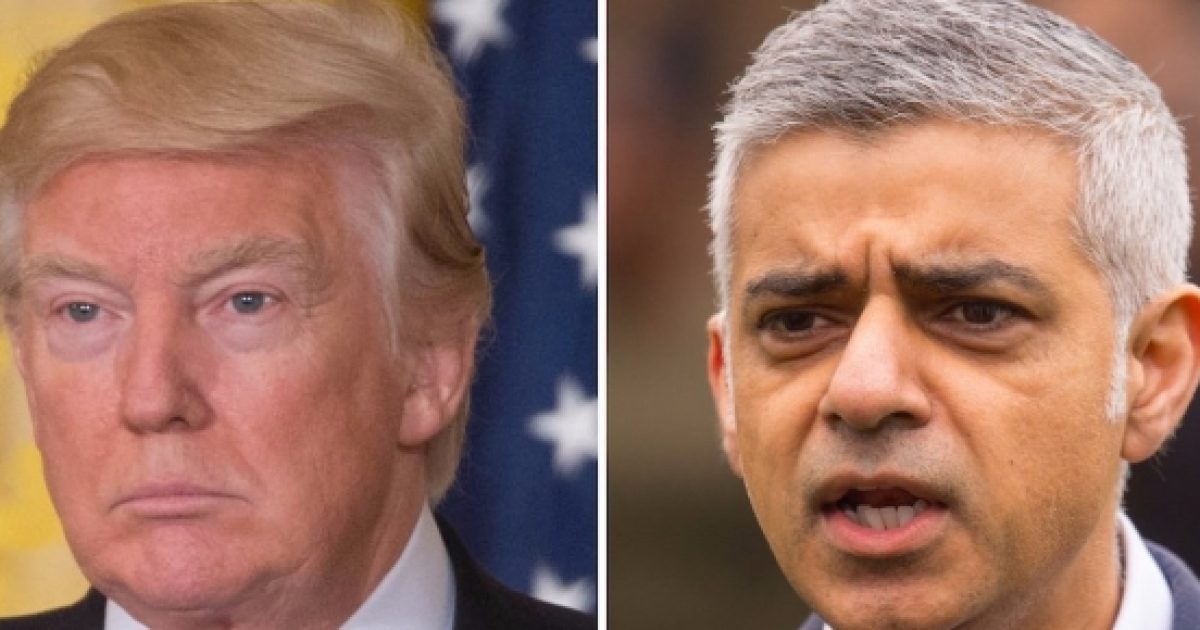 London Mayor Sadiq Khan Suggests Calling Off Trumps State Visit To England