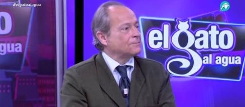 Eduardo García durante un debate en Intereconomía