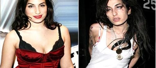 Amy Winehouse: famosos que mudaram de aparência drasticamente após o uso de drogas