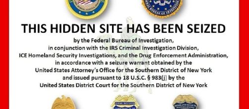 Image placed on Silk Road hidden service after arrest of Ross William Ulbricht (Dread Pirate Roberts) / Photo by FBI CCO PD