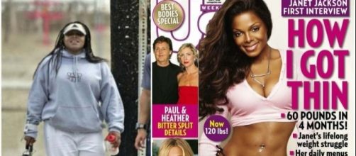 Janet Jackson is showing a great progress in losing pounds of weight after giving birth. Photo - pinterest.com