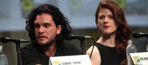 Kit Harington and Rose Leslie sparked marriage rumors after the latter moved into her beau's pad. (Flickr/Gage Skidmore)