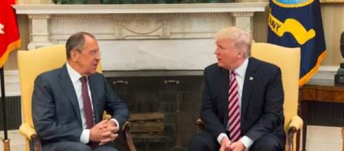 President Donald Trump speaks with Russian Foreign Minister Sergey Lavrov / Photo White House via Flickr