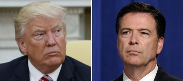 Donald Trump accusé d'obstruction judiciaire concernant le licenciement de James Comey Donald Trump accusé d'obstruction judiciaire concernant le licenciement de James Comey