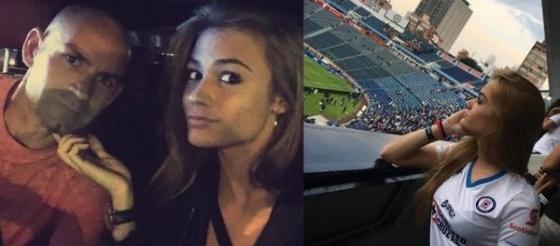 El Director Técnico español Paco Jémez con su hija Nadia Jémez. El Director Técnico español Paco Jémez con su hija Nadia Jémez.
