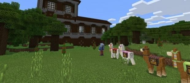 Llama and Woodland Mansion teased for the next "Minecraft: Console Edition" update. Llama and Woodland Mansion teased for the next "Minecraft: Console Edition" update.