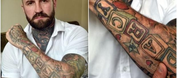 Veja os detalhes da tatuagem de Jamie Somers Veja os detalhes da tatuagem de Jamie Somers