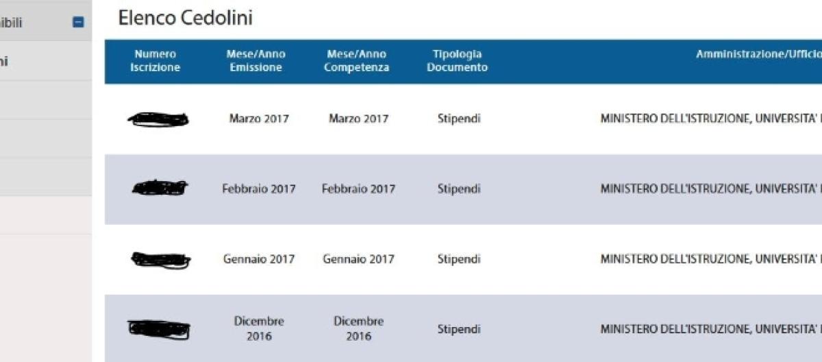 cedolini scuola scaricare