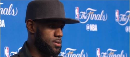 LeBron James is aware of his opponent's might. [Image via Youtube/LeBronJames]